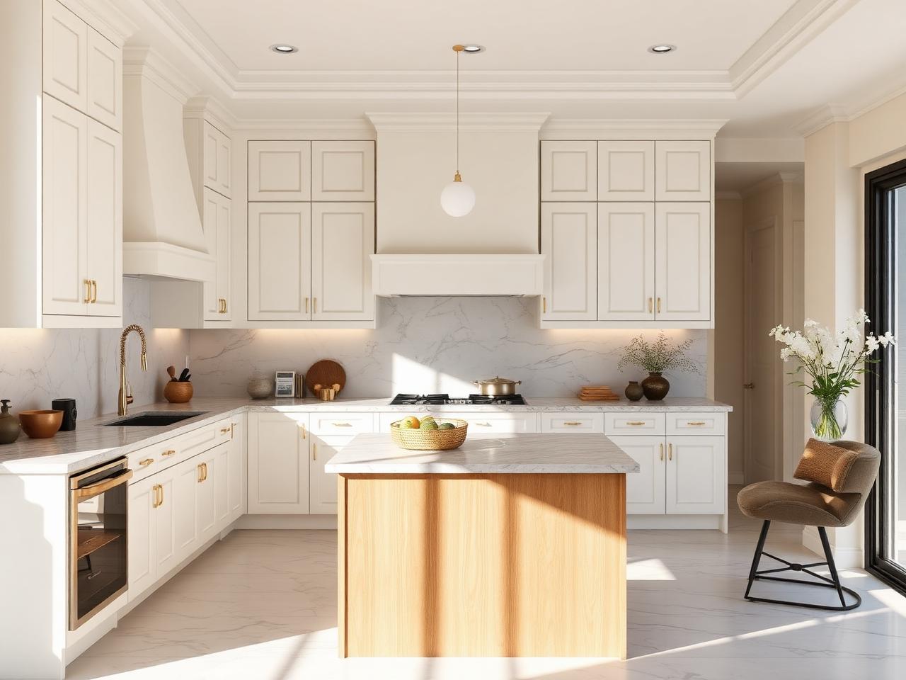 Renovated kitchen in an E2Z Management rental home
